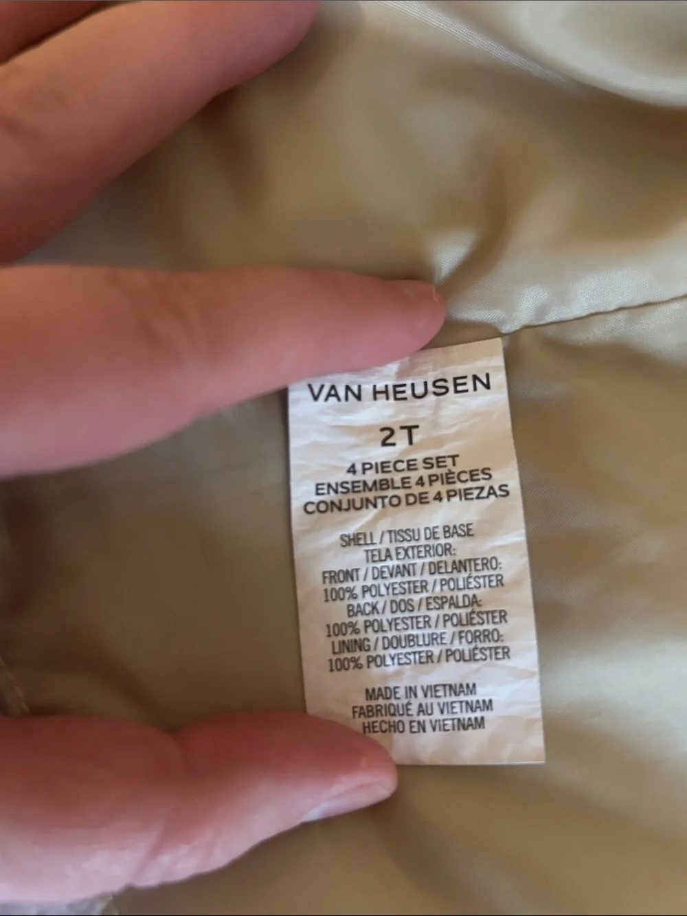 Van Heusen Beige Men's Dress Vest - Tailored Waistcoat